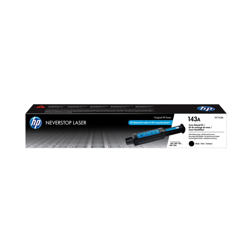 Cartouches de toner - Hp kit de recharge de toner laser noir 143a neverstop authentique