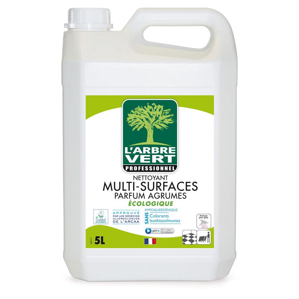 Nettoyant multi-usages professionnel cologique Arbre Vert - parfum agrumes 5L