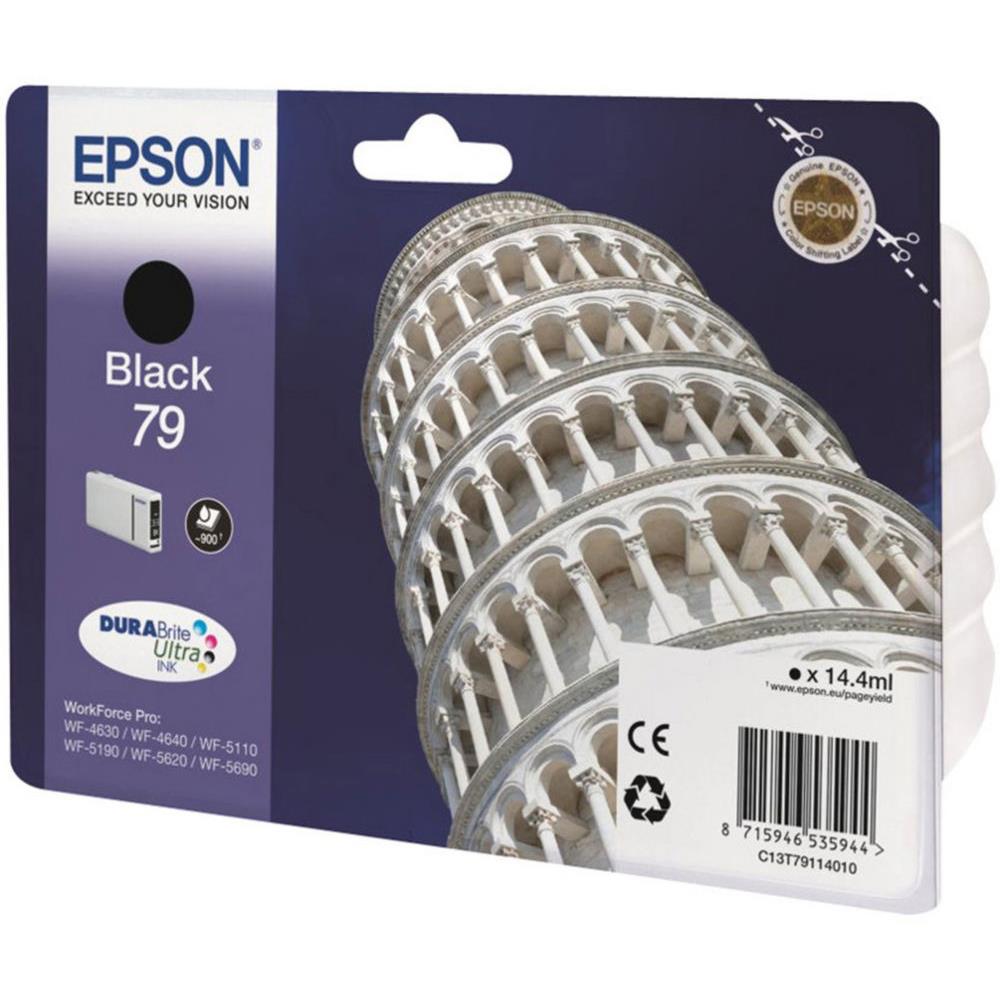 Cartouches pour imprimantes - Epson tower of pisa encre noire "tour de pise" (900 p)