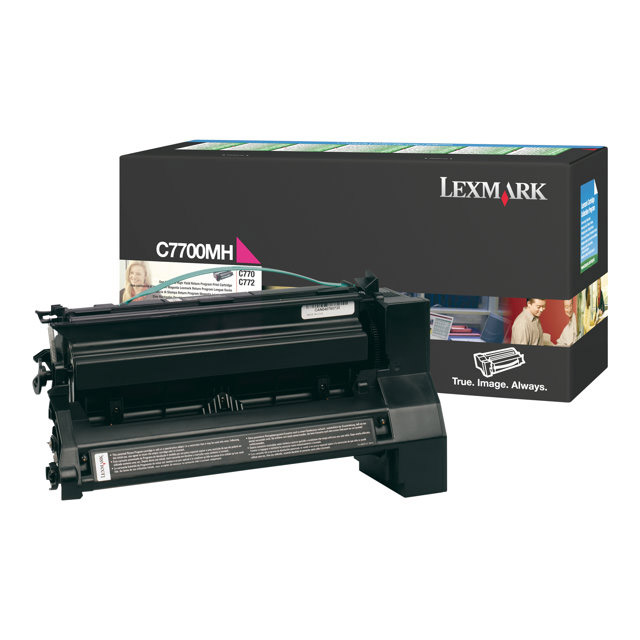 Cartouches de toner - Lexmark magenta high yield return program print cartridge for c770/c772 cartouche de toner original