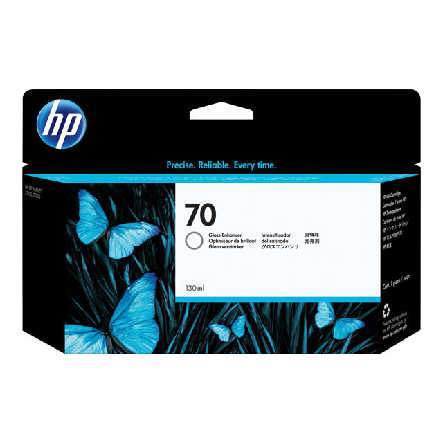Hp 70 cartouche d'encre optimisateur de brillant designjet, 130-ml