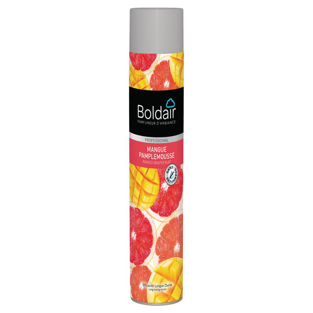 Dsodorisant d'atmosphre Boldair - parfum Mangue Pamplemousse Professional - 750 ml