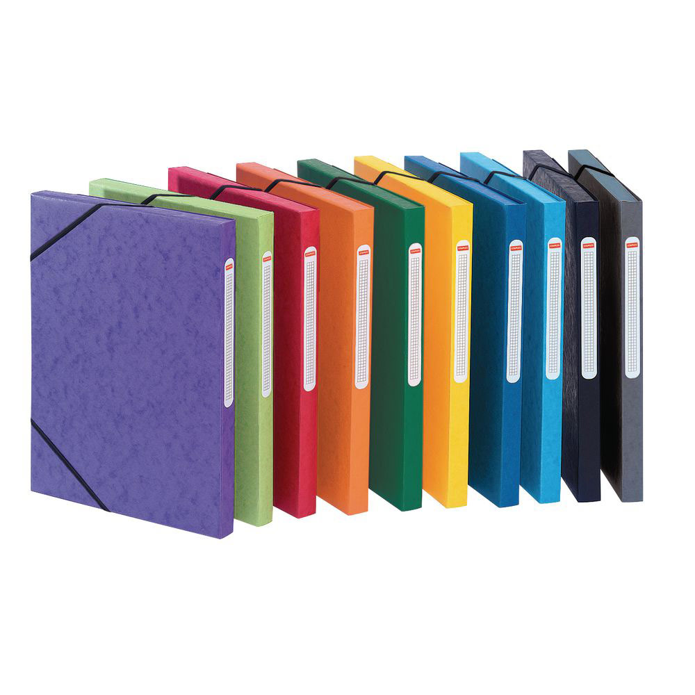 Baagl – Boîte De Classement A4 Pour Cartable – Couverture Rigide Avec élastique Et Rabat Intérieur – Motif Pelleteuse – Pour Cahiers, Feuilles, Dessins – 32 X 23 X 3 Cm