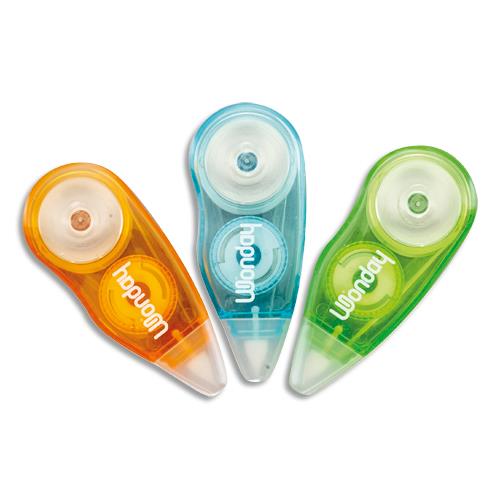 Mini rollers de correction frontaux - 5 mm x 4 m - blister de 3