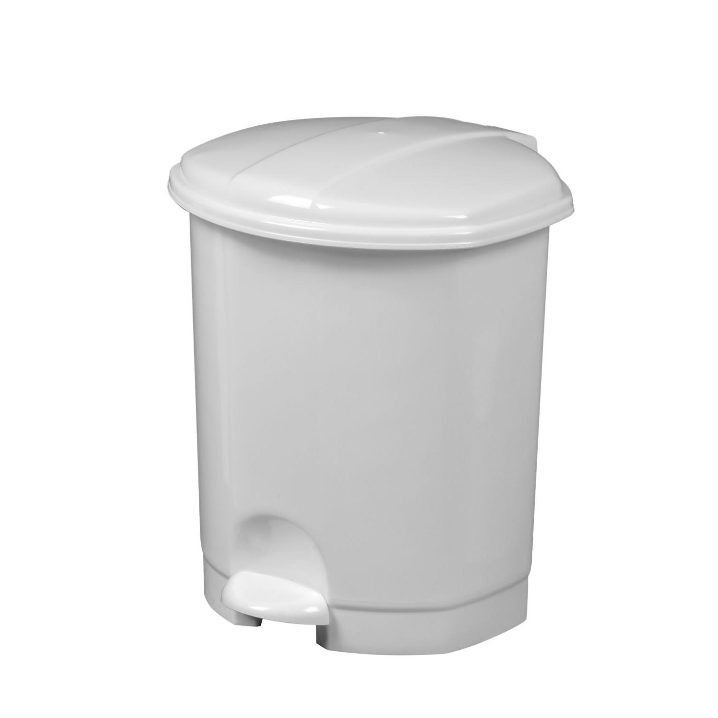 Poubelle  pdale Prima - 5 litres - blanc