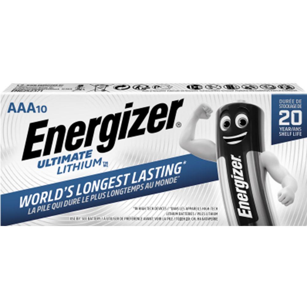 Energizer ultimate lithium batterie  usage unique aaa
