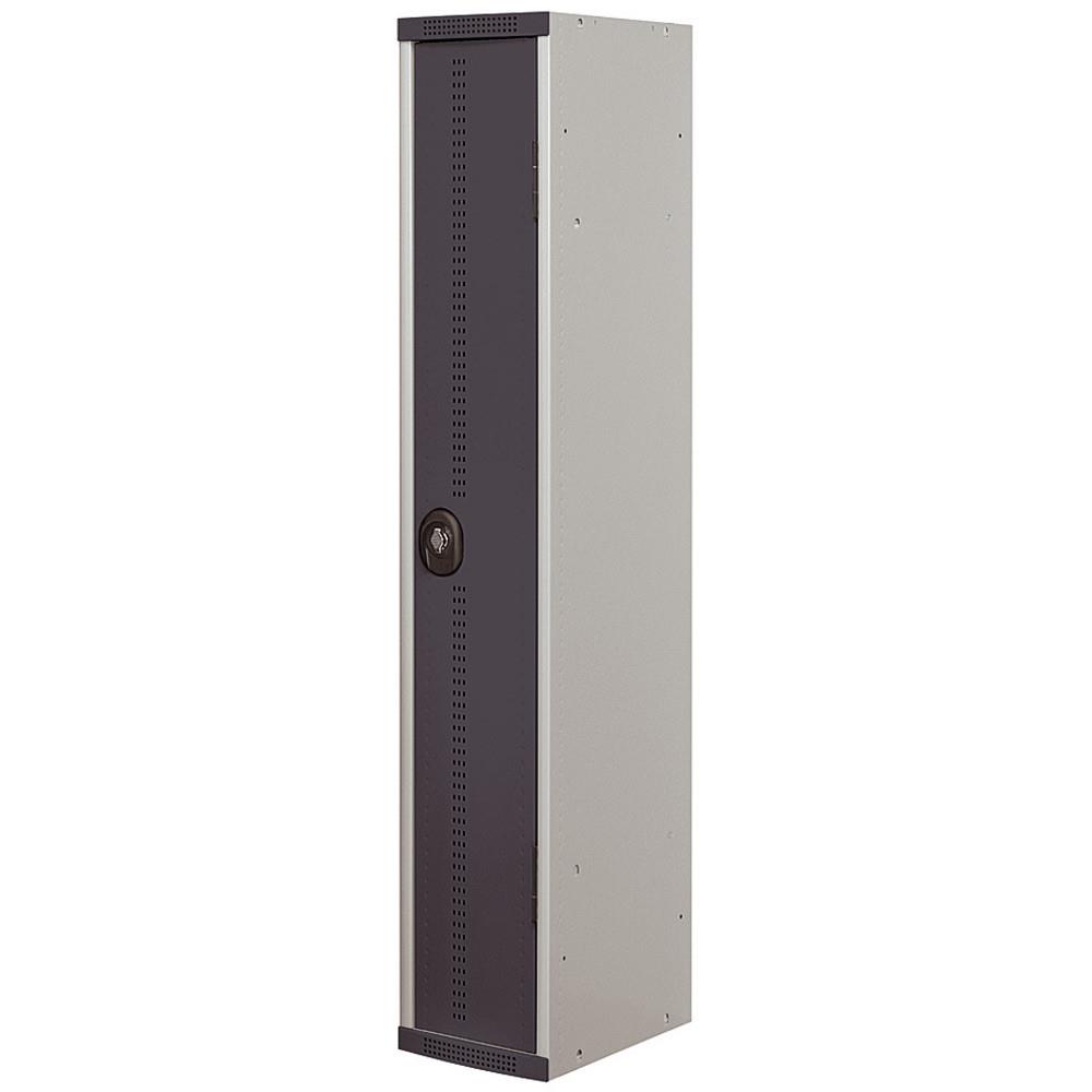 Vestiaire Colorama - Industrie Propre - 1 colonne - corps gris - porte anthracite