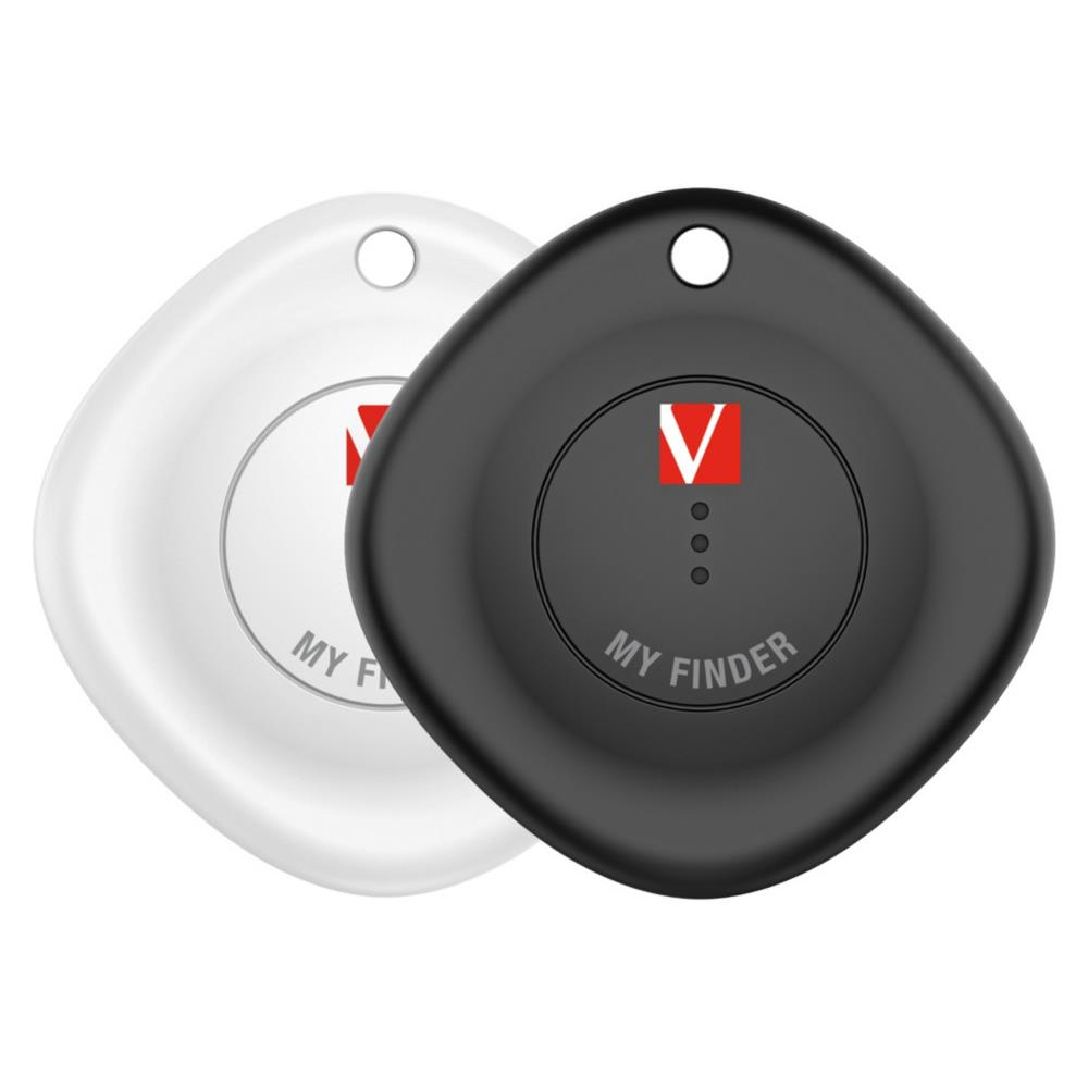 Lot de 2 traceurs porte-cl Bluetooth Verbatim My Finder - Noir