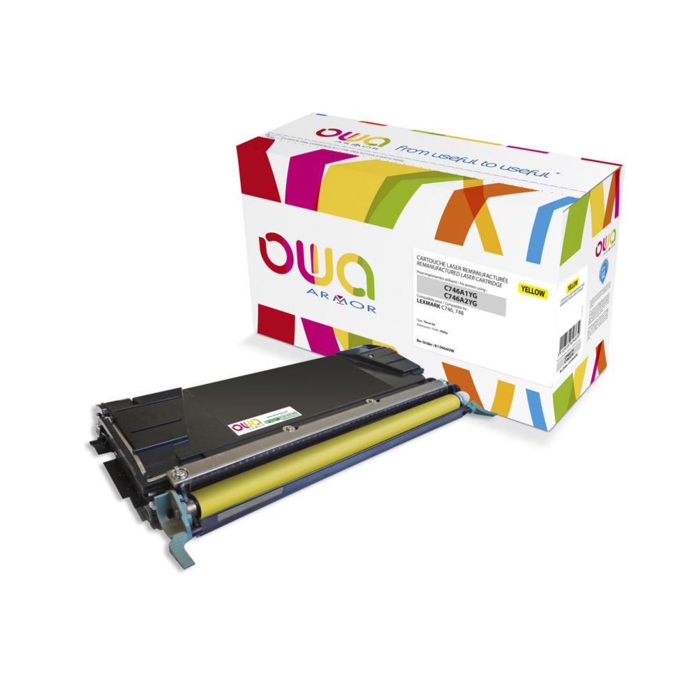 Cartouches de toner - Armor k15904ow cartouche de toner 1 pice(s) jaune