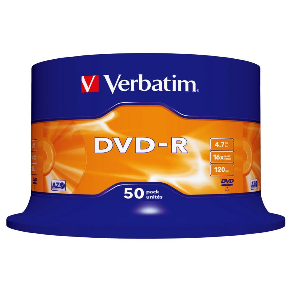 Verbatim dvd-r matt silver 4,7 go 50 pice(s)