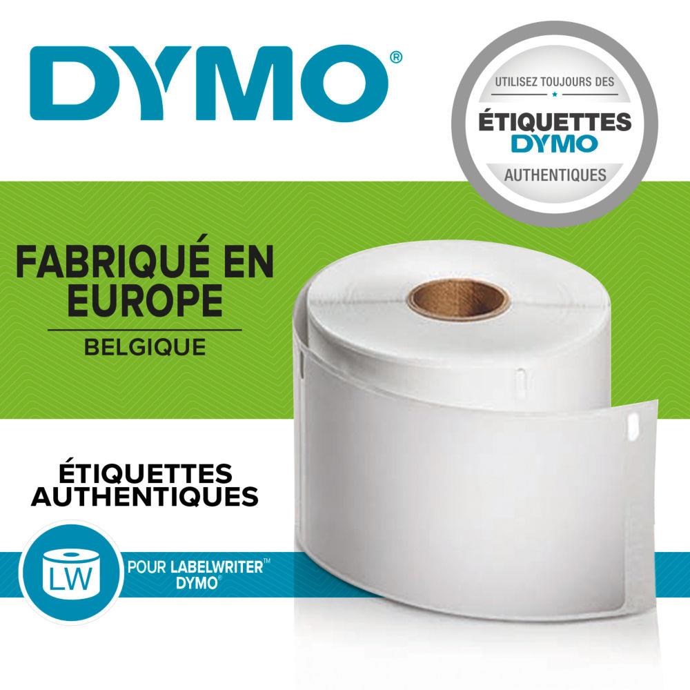 Etiquette multi-usages papier 25 x 13 mm Dymo S0722530 blanche - Rouleau de 1000