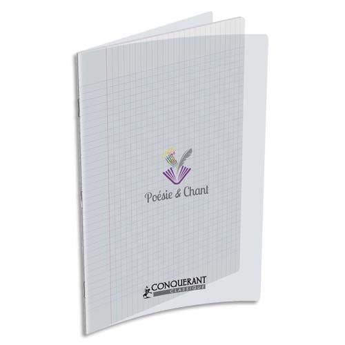 Cahier de posie Oxford C9 90g, 24x32, 48 pages sys, couverture polypro incolore