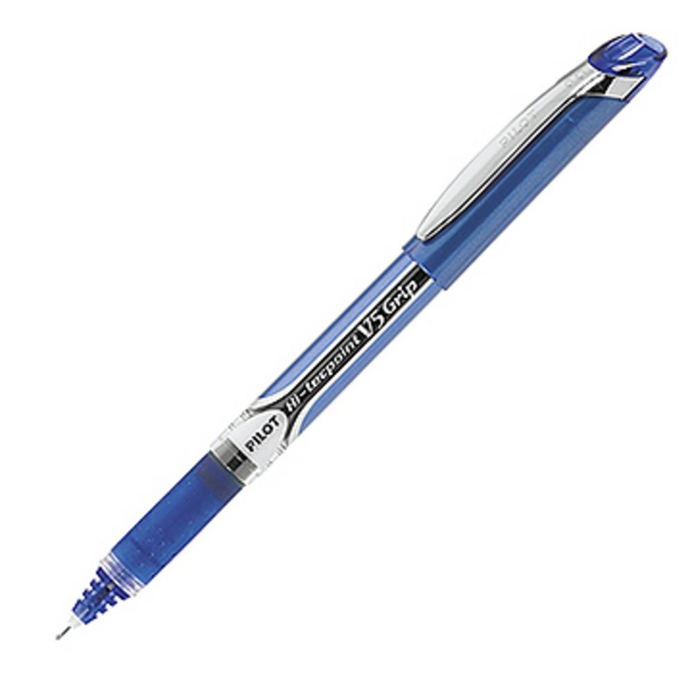 Feutre tubulaire Pilot V5 Grip - pointe aiguille - criture 0,3 mm - bleu