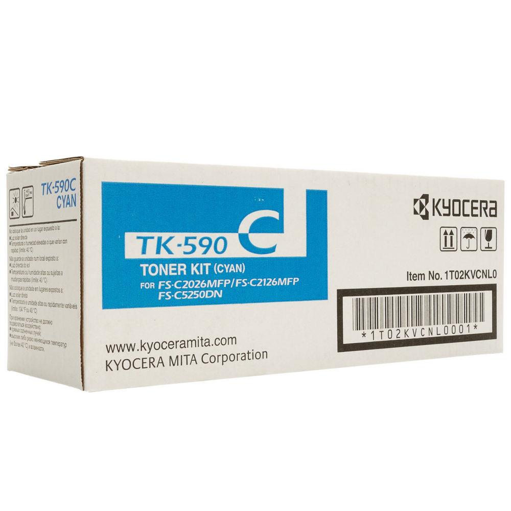 Cartouches de toner - Kyocera tk-590c cartouche de toner 1 pice(s) original cyan