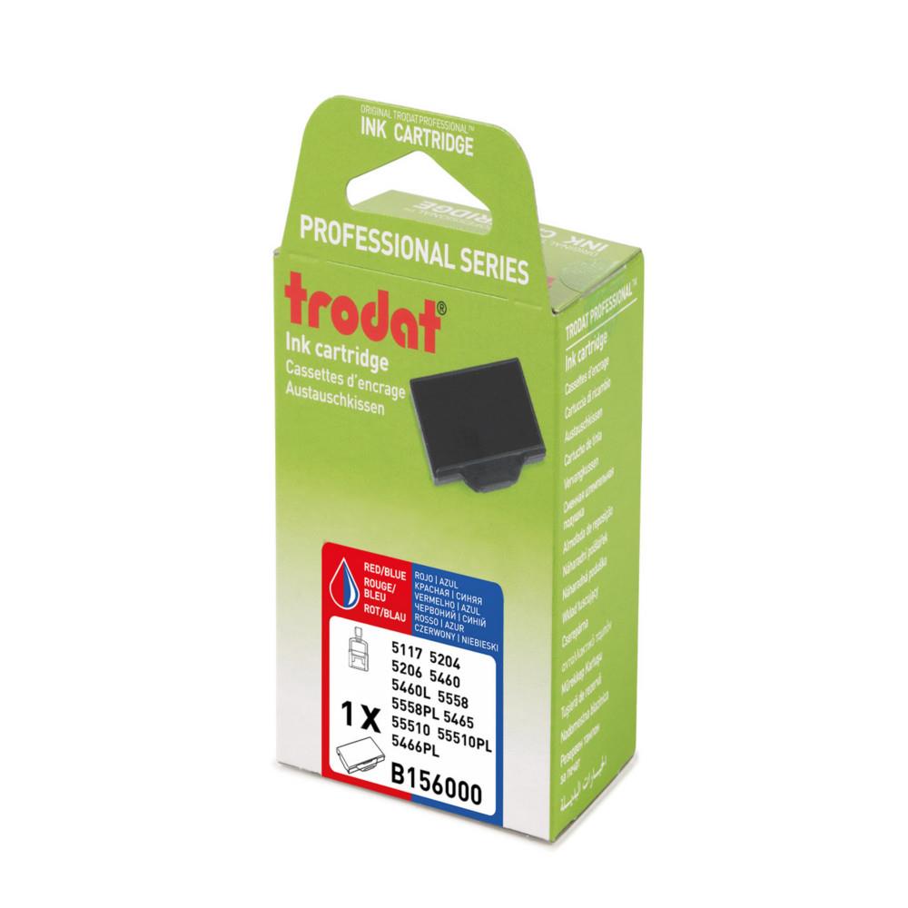 Cassette d'encre de rechange pour tampons Trodat Professional 6/56/2 - Bicolore