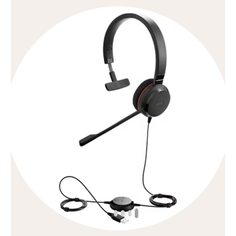 20 Evolve Jabra SE Jabra MS Mono Casque filaire USB-C / USB-A