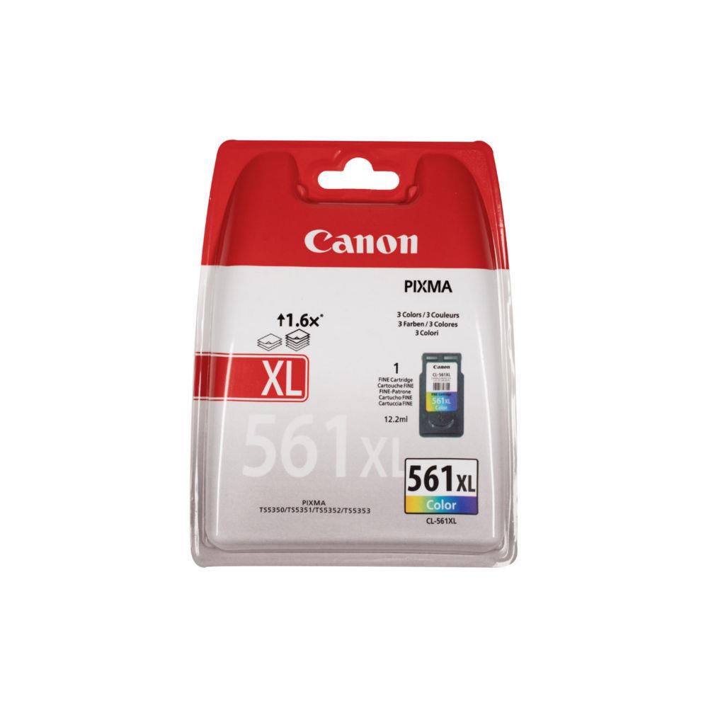 Cartouches pour imprimantes - Canon cartouche d'encre couleur  haut rendement cl-561xl