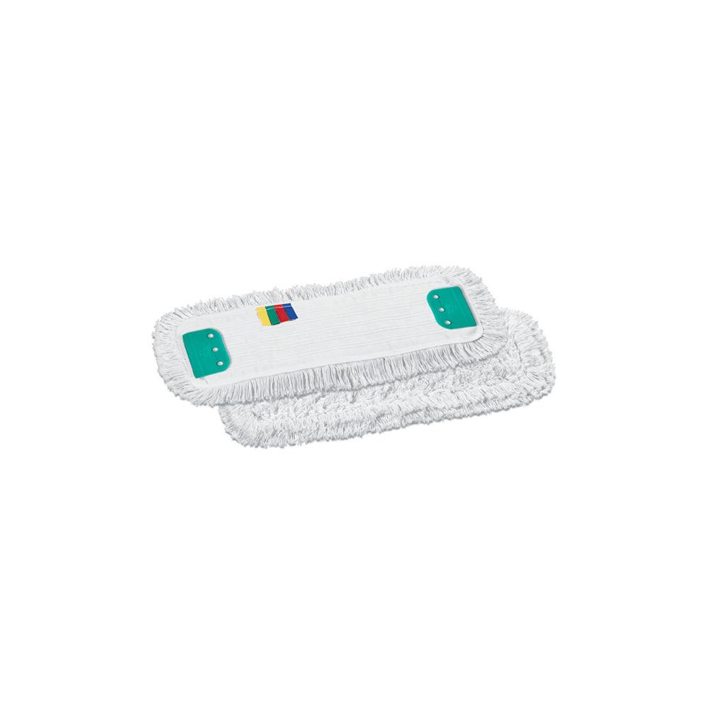 Frange polycoton TTS  languettes 40 x 13 cm - Blanc