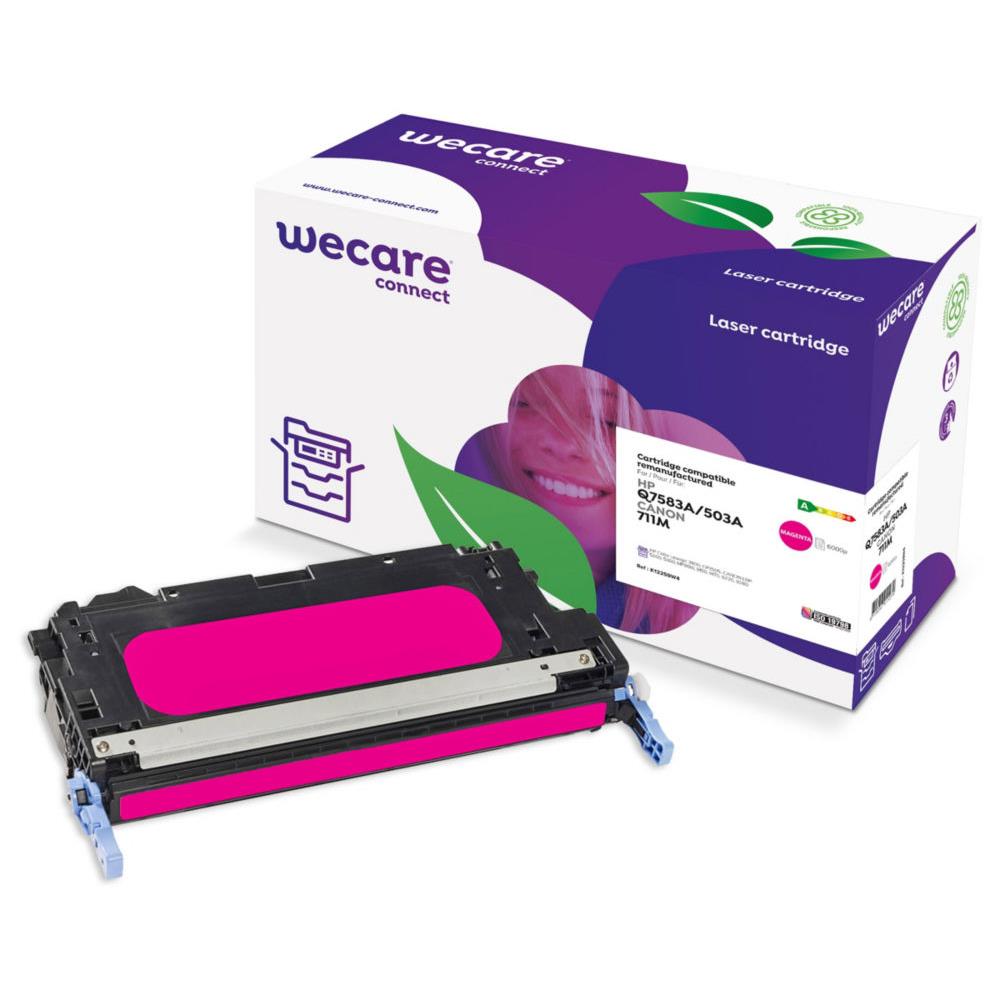 Cartouche toner remanufacture Wecare - compatible pour HP 503A - Q7583A - magenta