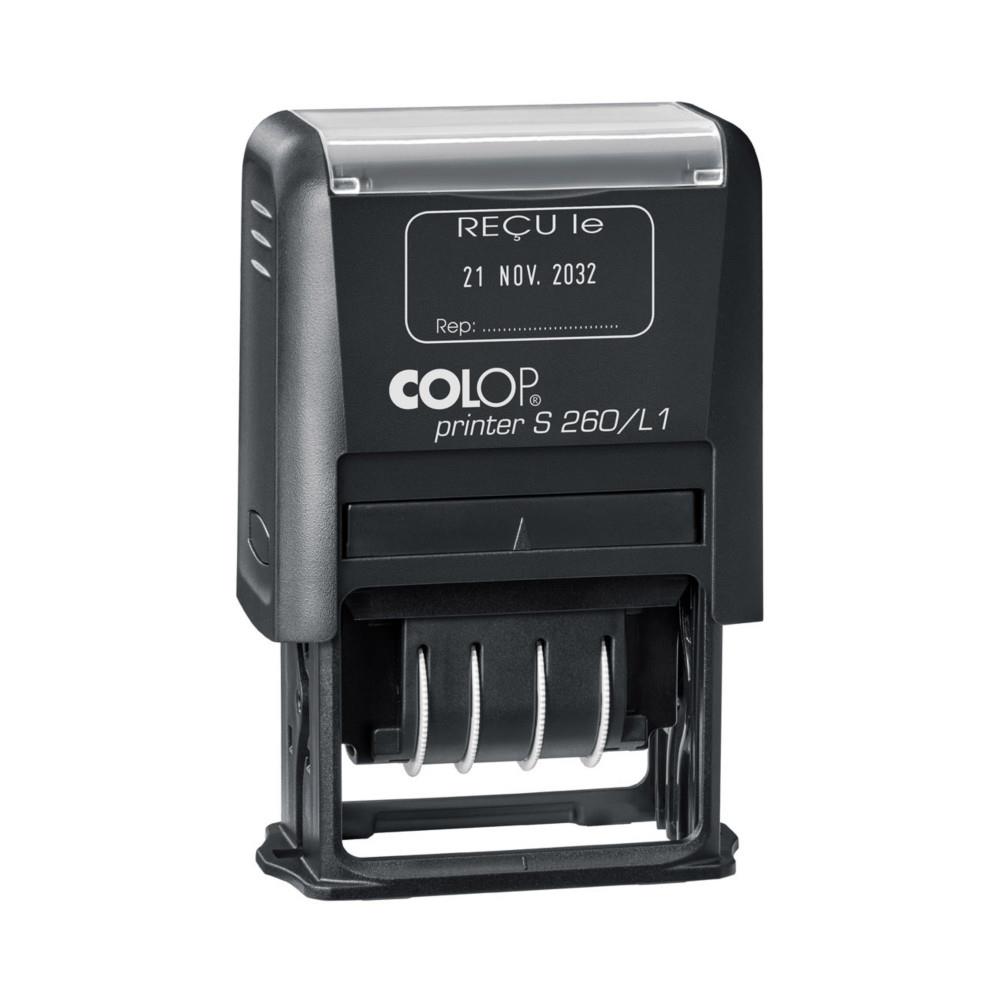 Tampon dateur Colop Printer S 260/L1 - Formule "Re�u le"
