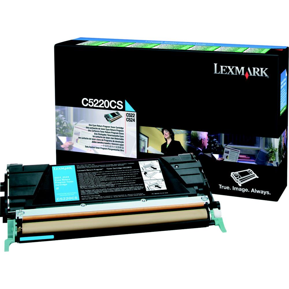 Cartouches de toner - Lexmark c5220cs cartouche de toner 1 pice(s) original cyan