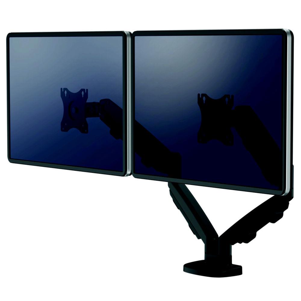 Bras porte-crans articul double Fellowes EPPA - noir