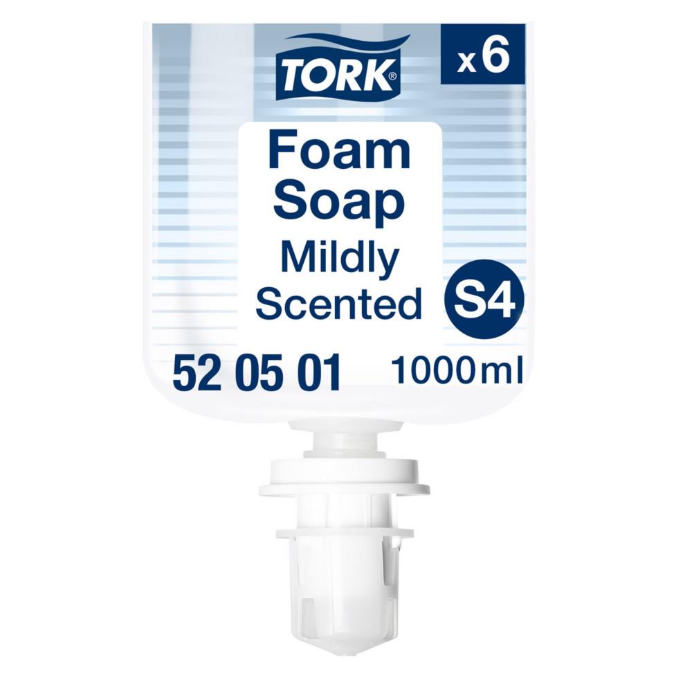 Savon mousse pour les mains Tork senteur douce - Recharge pour distributeur S4 - 1 L