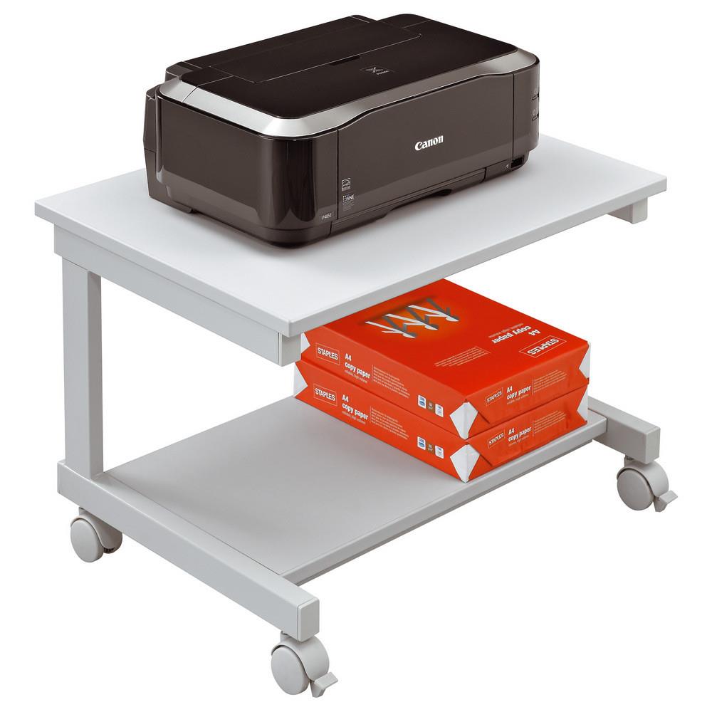 Chariot pour imprimante - gris