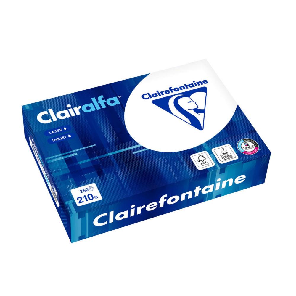 Papier A4 blanc 210g Clairalfa - Ramette de 250 feuilles