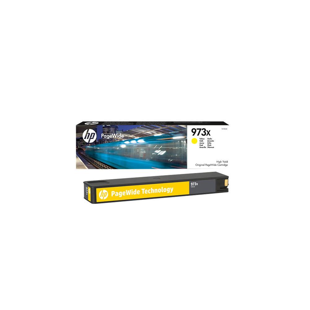 Cartouches pour imprimantes - Hp 973x cartouche pagewide jaune grande capacit authentique