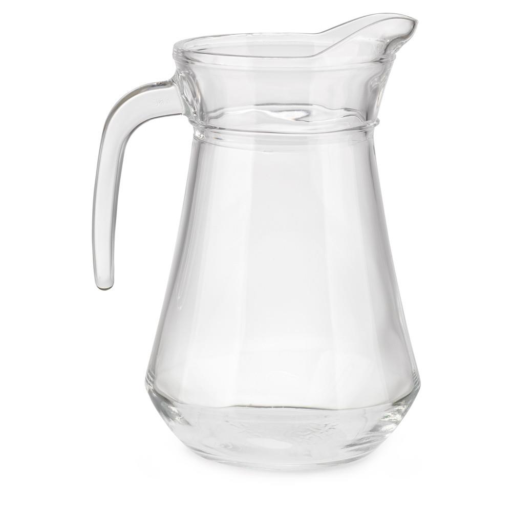 Pichet en verre 100 cl - Transparent - Lot de 6