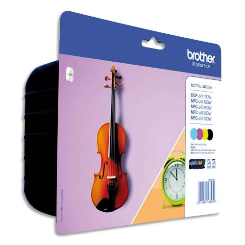 Cartouches pour imprimantes - Brother lc127xlvalbp - pack de cartouches d'encre originales  haut rendement