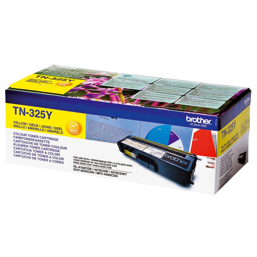 Cartouches de toner - Brother tn-325y - cartouche de toner originale - jaune