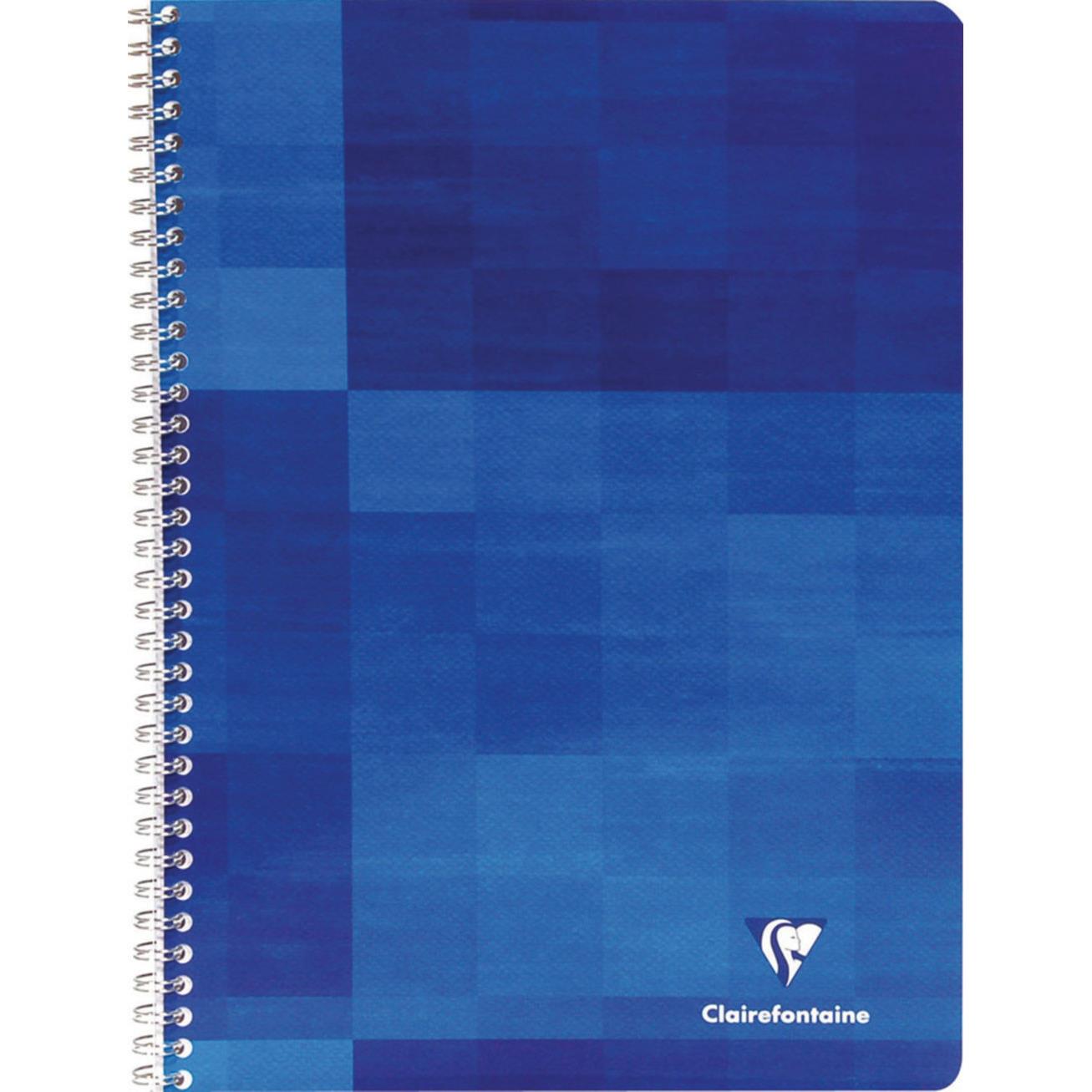 Cahier Clairefontaine Metric - reliure spirales - 21 x 29,7cm - 180 pages - petits carreaux - papier 90g