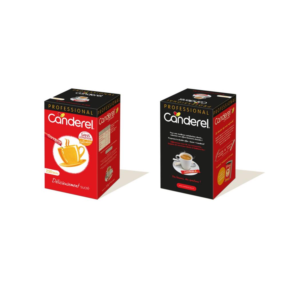 Sucralose Edulcorant en poudre - bote distributrice de 250 sticks