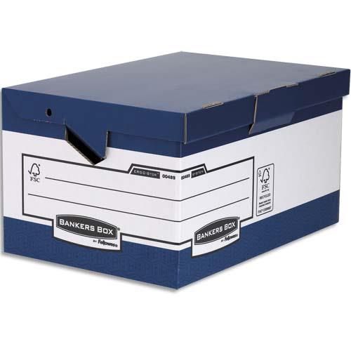 Conteneur ergonomique Bankers Box Heavy Duty - montage automatique