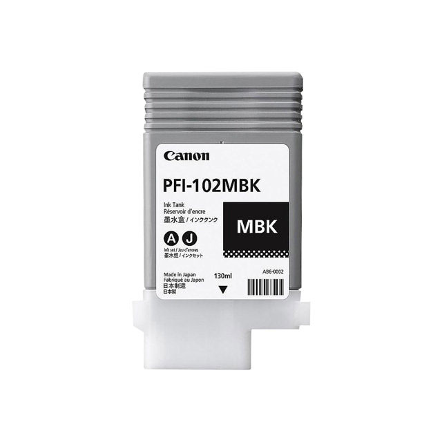 Cartouches pour imprimantes - Canon pfi-102mbk cartouche d'encre original noir mat