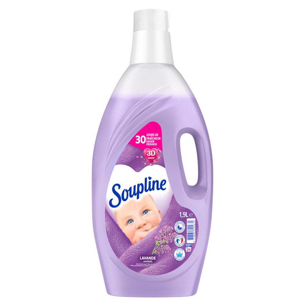Adoucissant textile Soupline parfum Lavande - Flacon 1,9 L