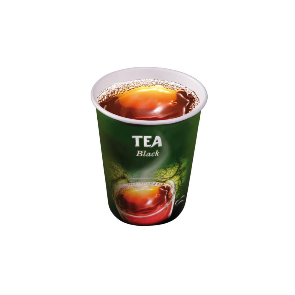 Gobelets operculs prdoss Papercup - Th noir 20 cl - Lot de 25