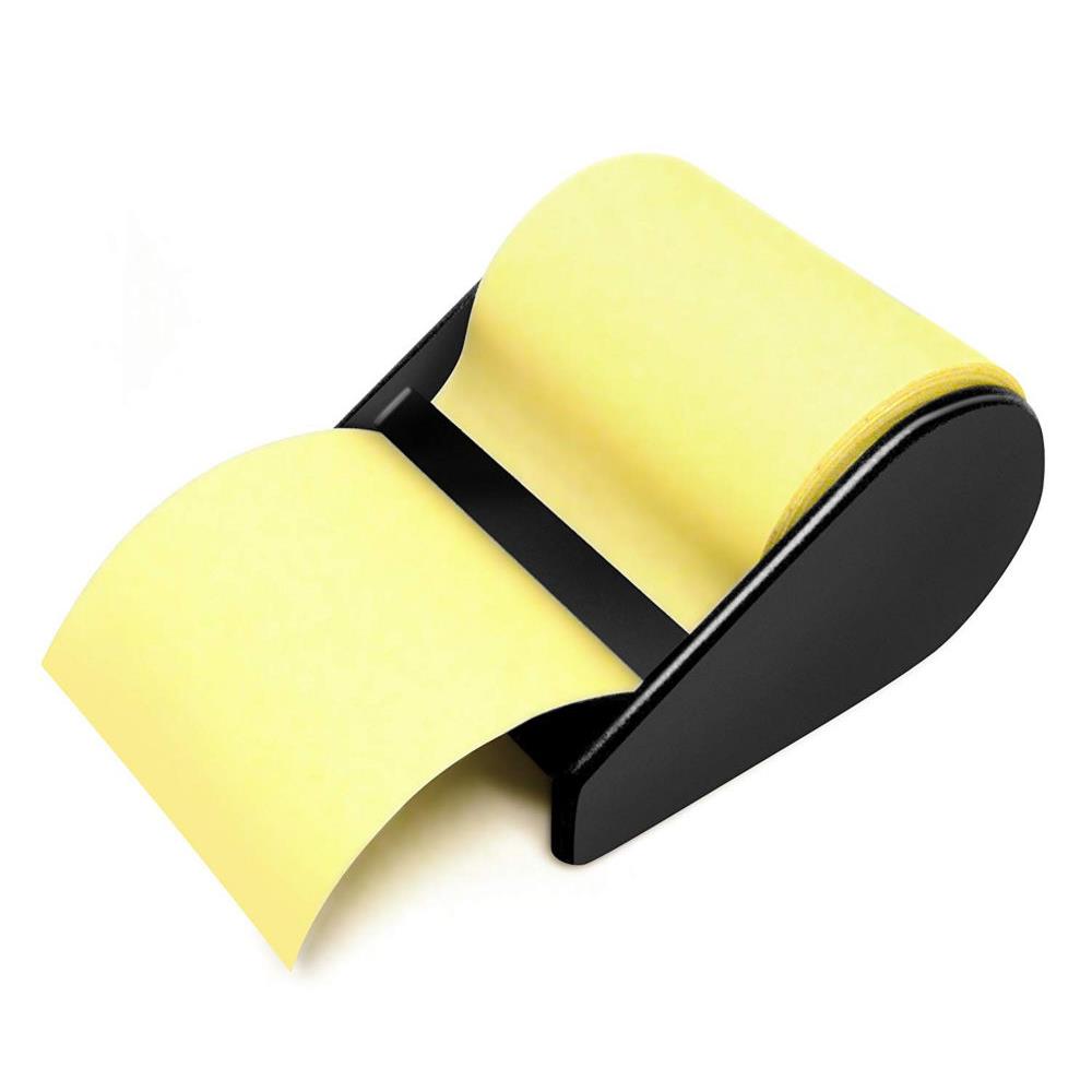Devidoir Jpc avec notes repositionnables jaunes - 60mm x 10m