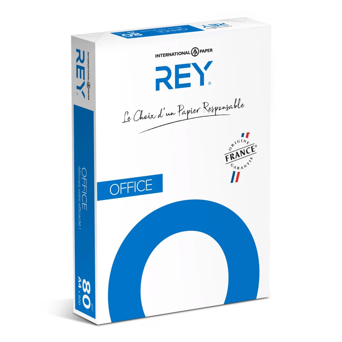 Papier A4 Rey Office Document - 80 g - CIE 166 - ramette de 500 feuilles