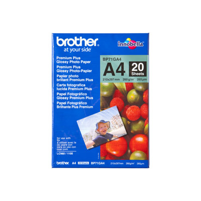 Brother bp-71ga4 a4 bleu, rouge