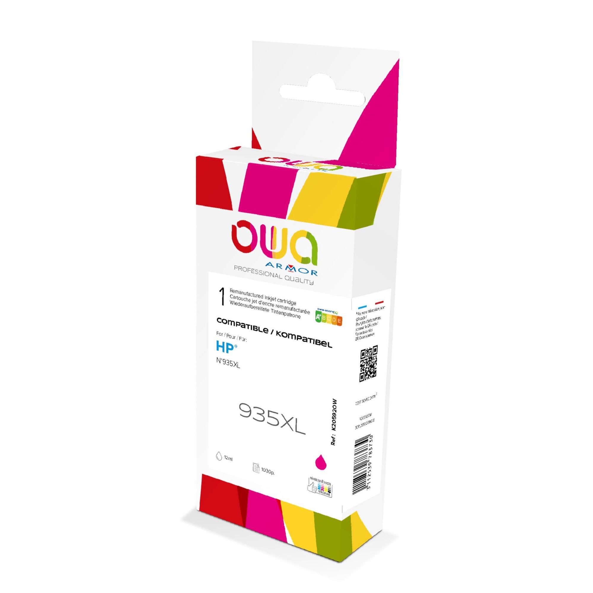 Cartouches pour imprimantes - Armor k20592ow cartouche d'encre 1 pice(s) compatible magenta
