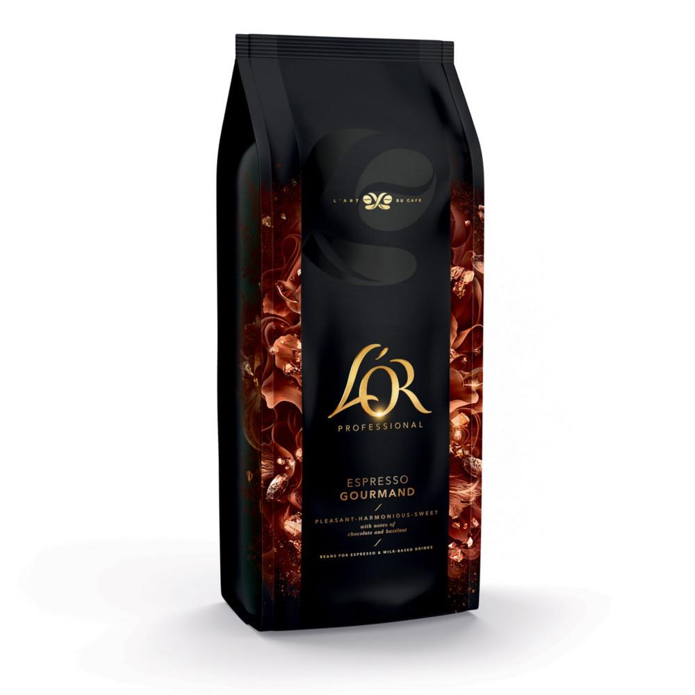 Caf en grains L'OR Espresso Gourmand - Paquet de 1 kg
