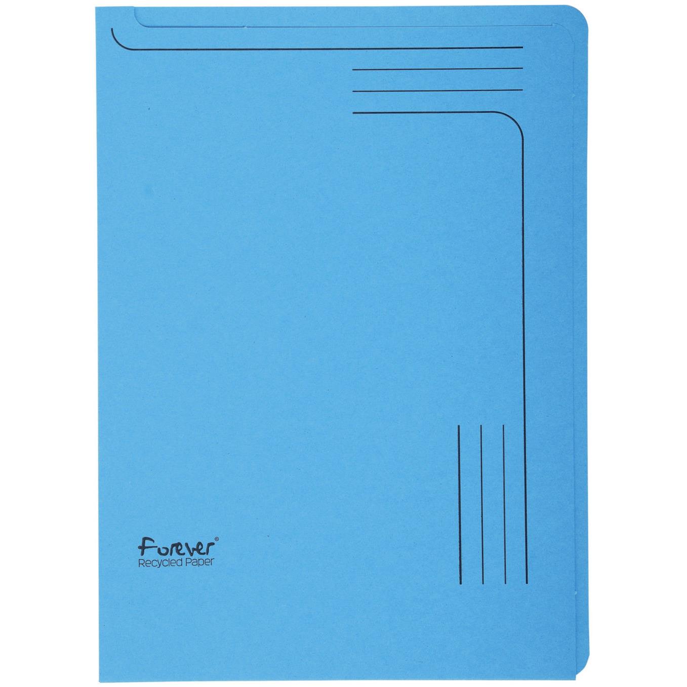 Chemise coin Exacompta Forever en carte semi rigide 290 g - format A4 - coloris assortis
