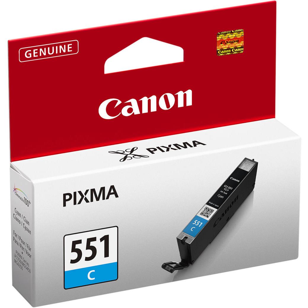 Cartouches pour imprimantes - Canon cartouche d'encre cyan cli-551c