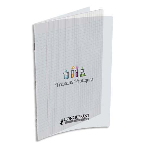 Cahier de Travaux Pratiques Conquerant - piqre - 17x22 cm - 32 pages seys et 32 pages unies