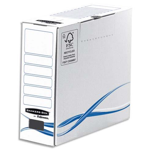Bote d'archives Bankers Box Basic - Format A4+ - Dos de 8 cm