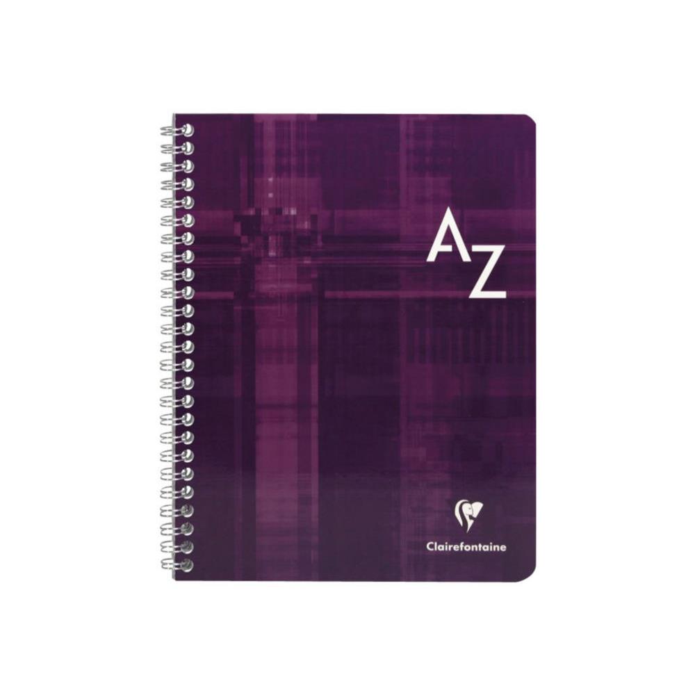 Rpertoire Clairefontaine - 90 g - velin velout - couverture pellicule - reliure spirale - 14.8 x 21cm  - 180 pages -