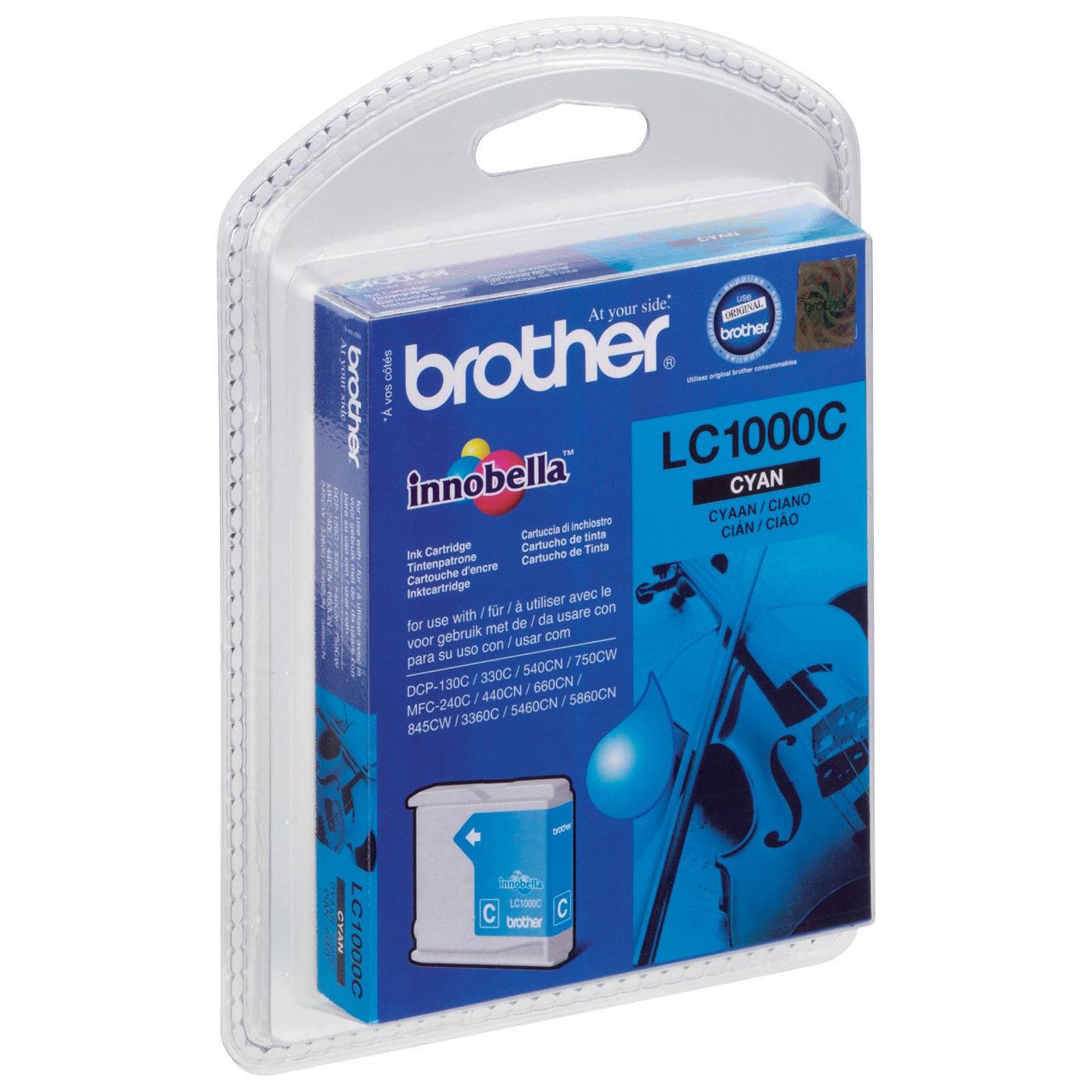 Cartouches pour imprimantes - Brother lc1000c - cartouche d'encre originale - cyan